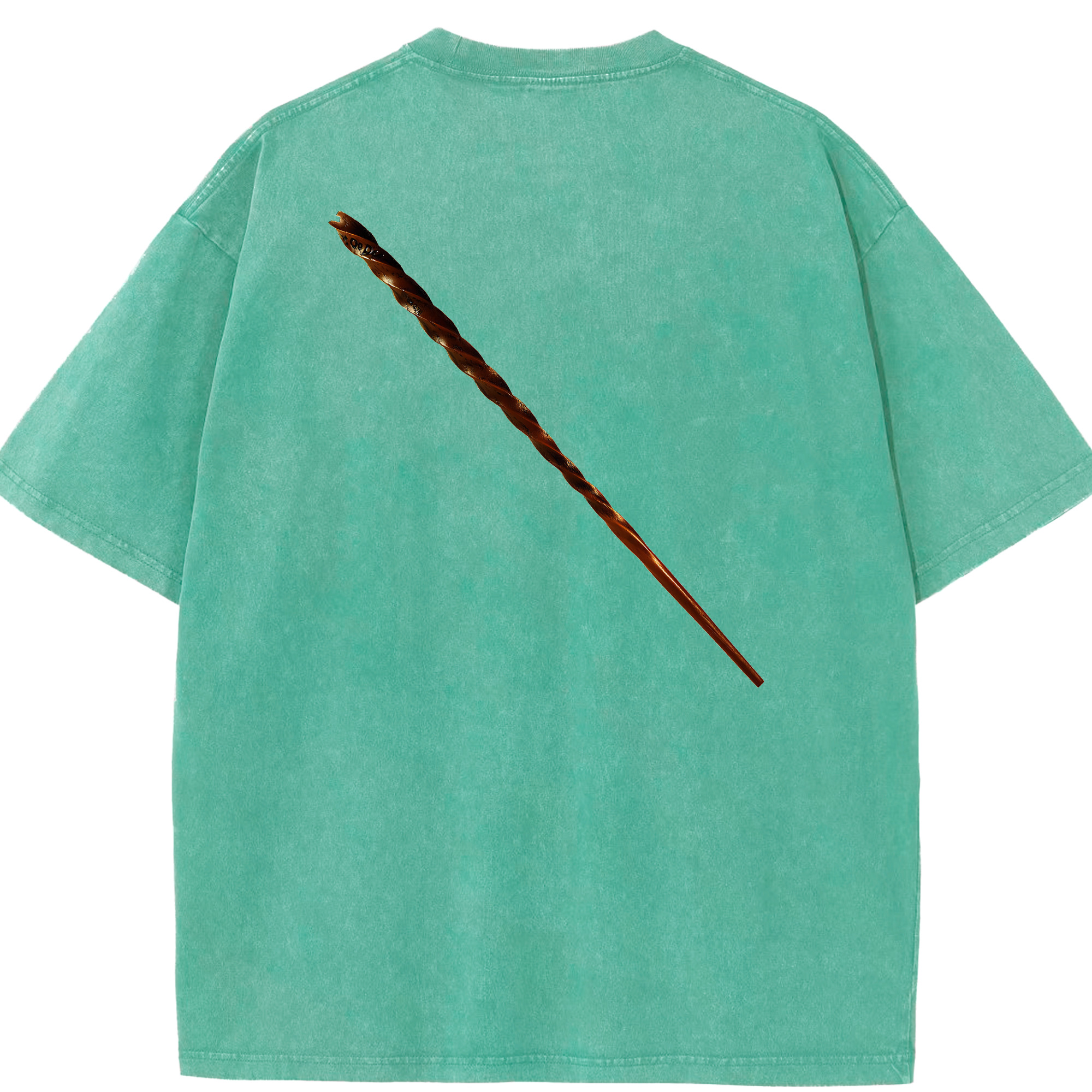 （画像用） Harry Potter ハリー・ポッターシリーズ 綿100% ヴィンテージ風 半袖Tシャツ（背面プリント）
